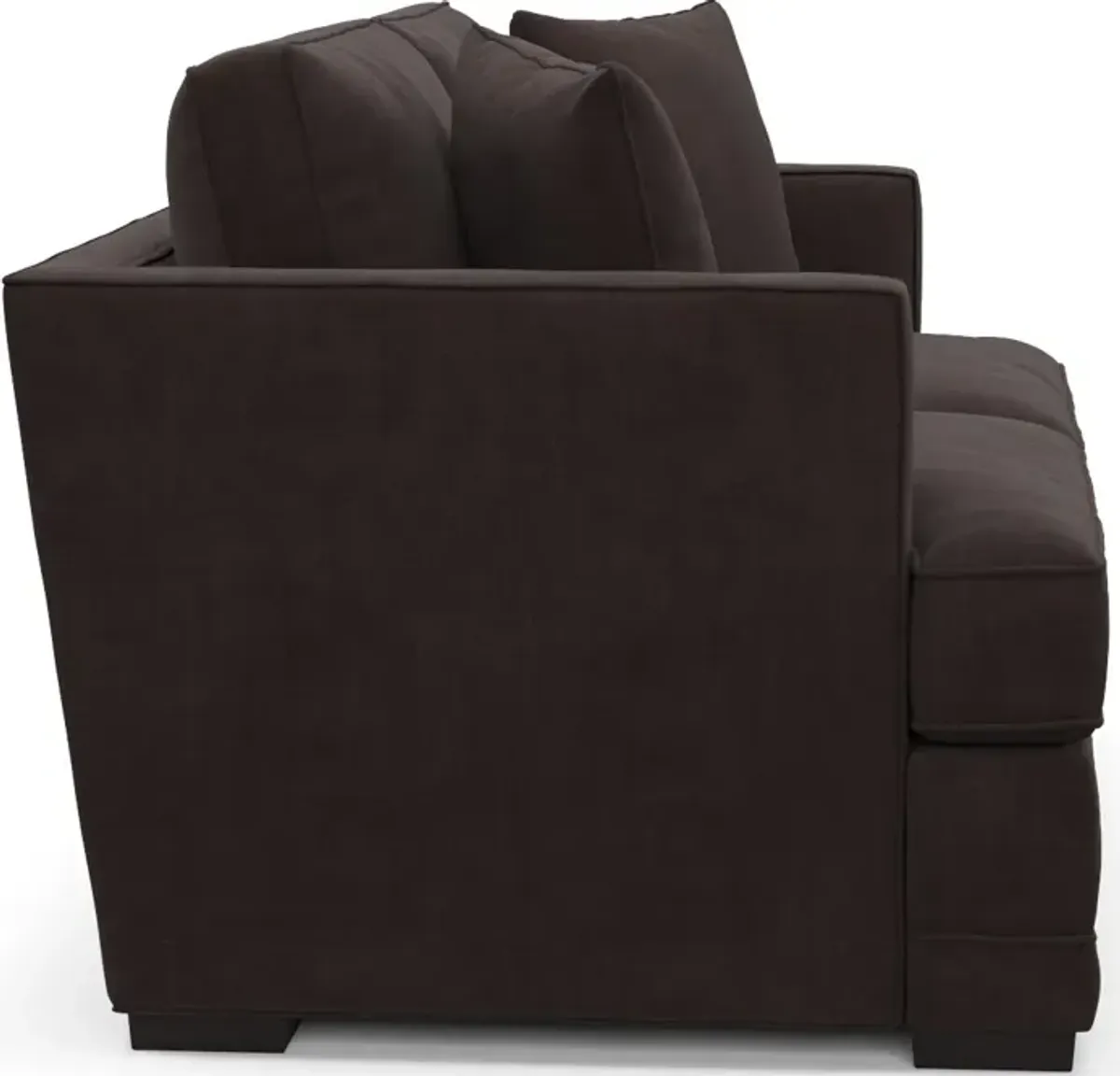 Pembroke Foam Comfort Loveseat - Merrimac Dark Brown