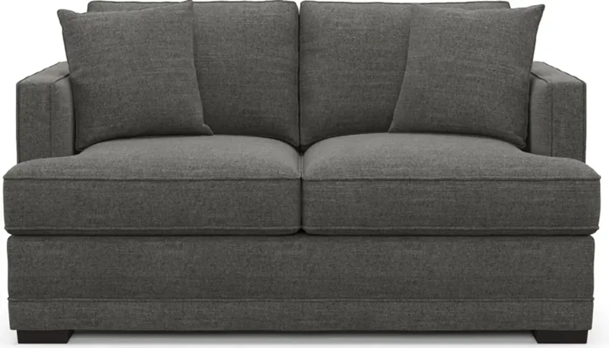 Pembroke Foam Comfort Loveseat - Curious Charcoal