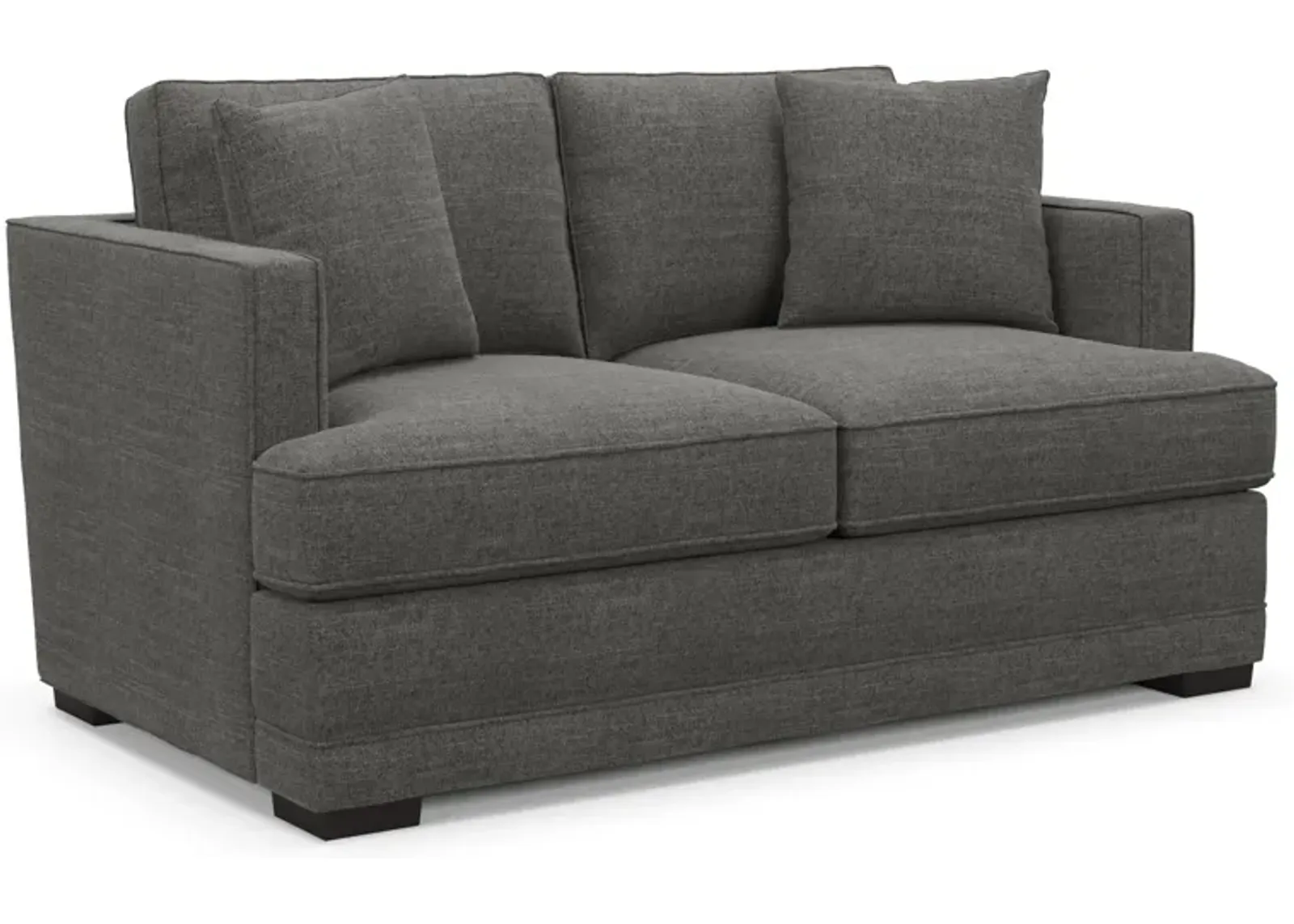 Pembroke Foam Comfort Loveseat - Curious Charcoal