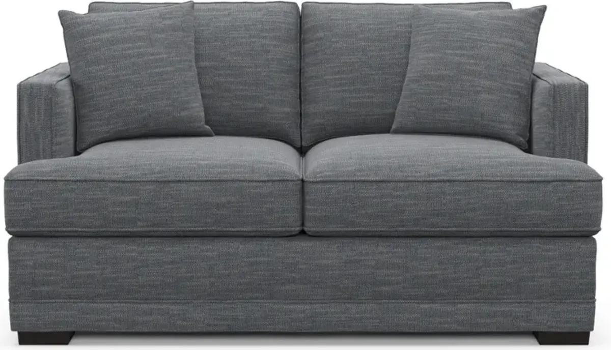 Pembroke Foam Comfort Loveseat - Dudley Indigo