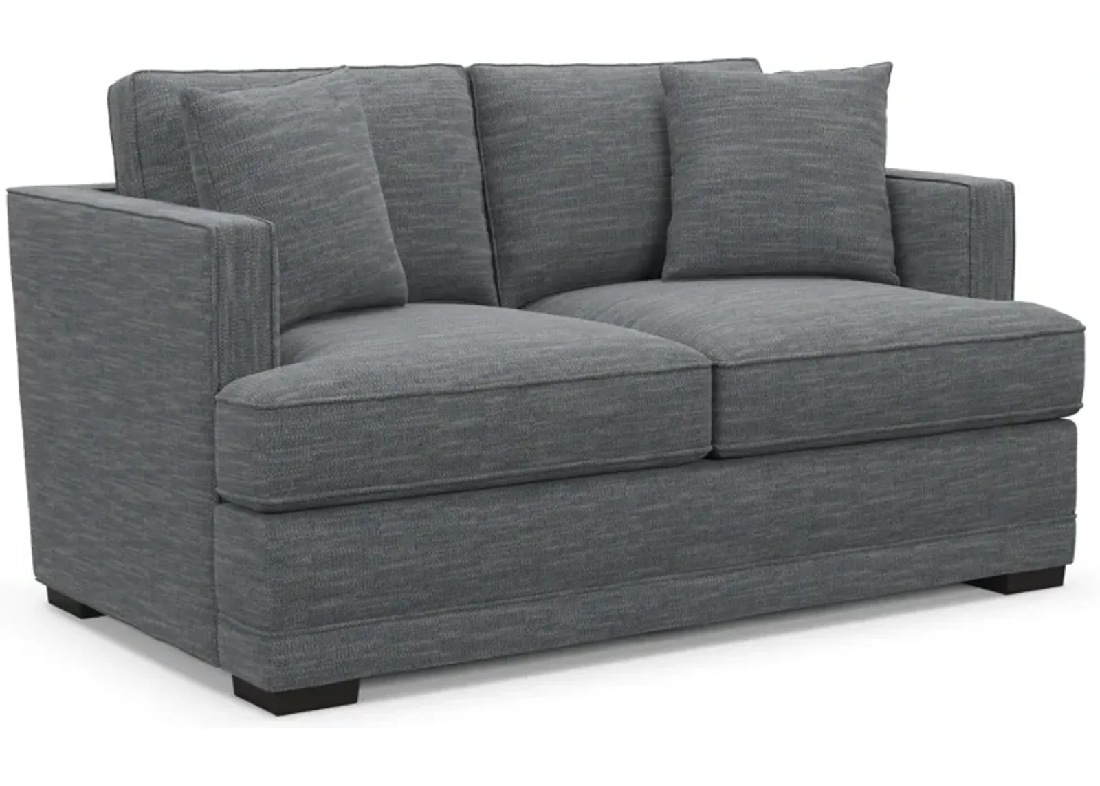 Pembroke Foam Comfort Loveseat - Dudley Indigo