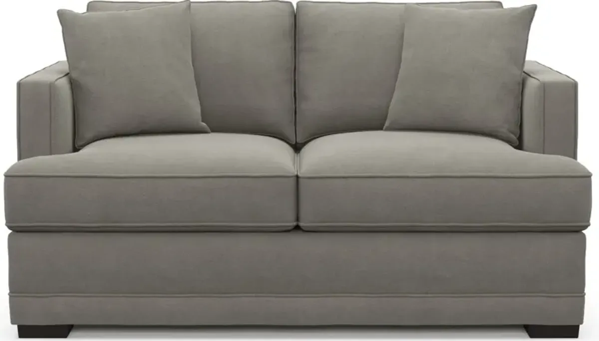 Pembroke Foam Comfort Loveseat - Abington Fog