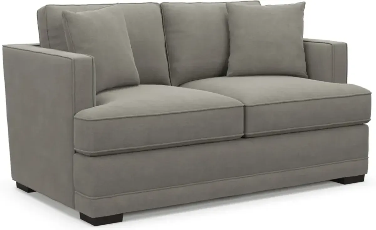 Pembroke Foam Comfort Loveseat - Abington Fog