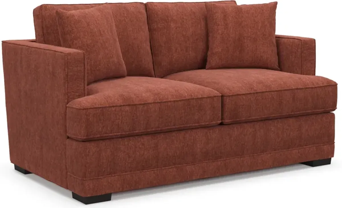 Pembroke Foam Comfort Loveseat - Contessa Paprika