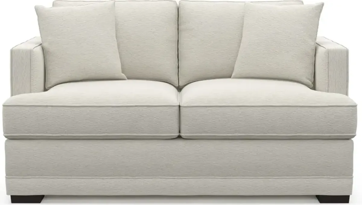 Pembroke Foam Comfort Loveseat - Living Large White