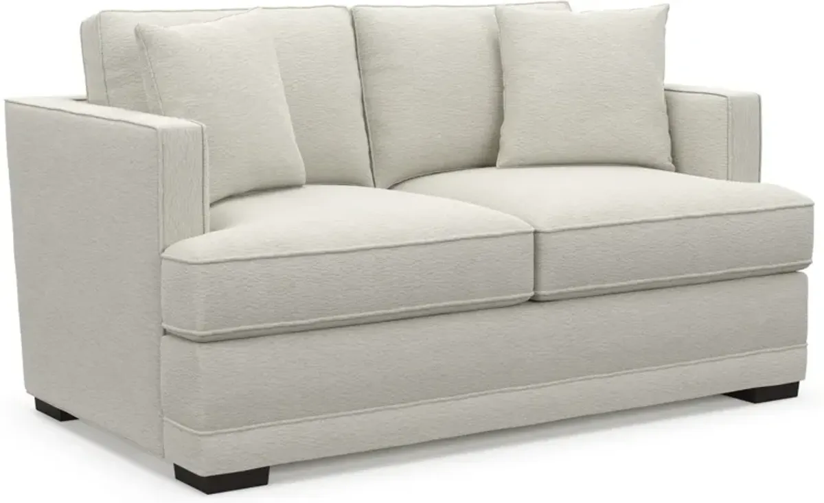 Pembroke Foam Comfort Loveseat - Living Large White