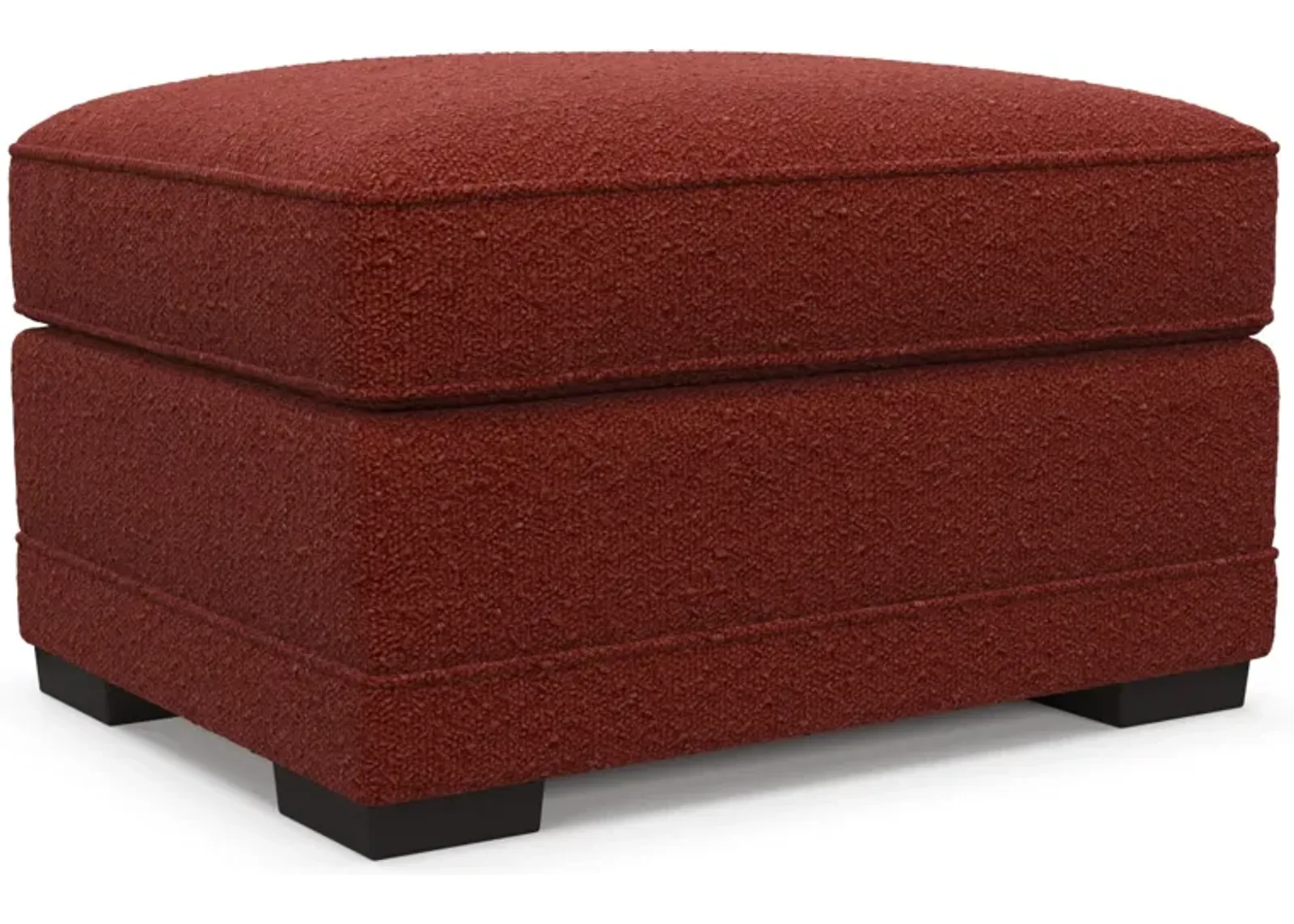 Pembroke Foam Comfort Ottoman - Bloke Brick