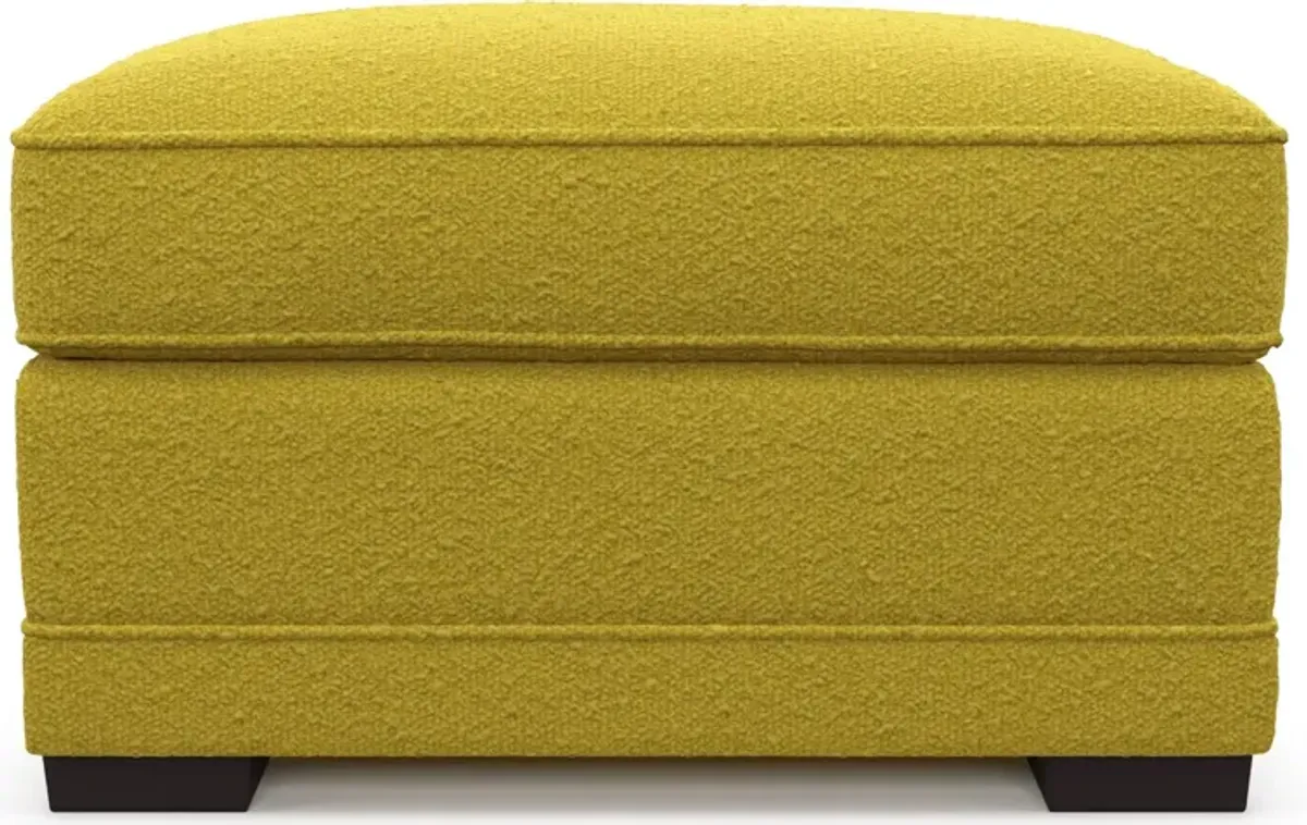 Pembroke Foam Comfort Ottoman - Bloke Goldenrod