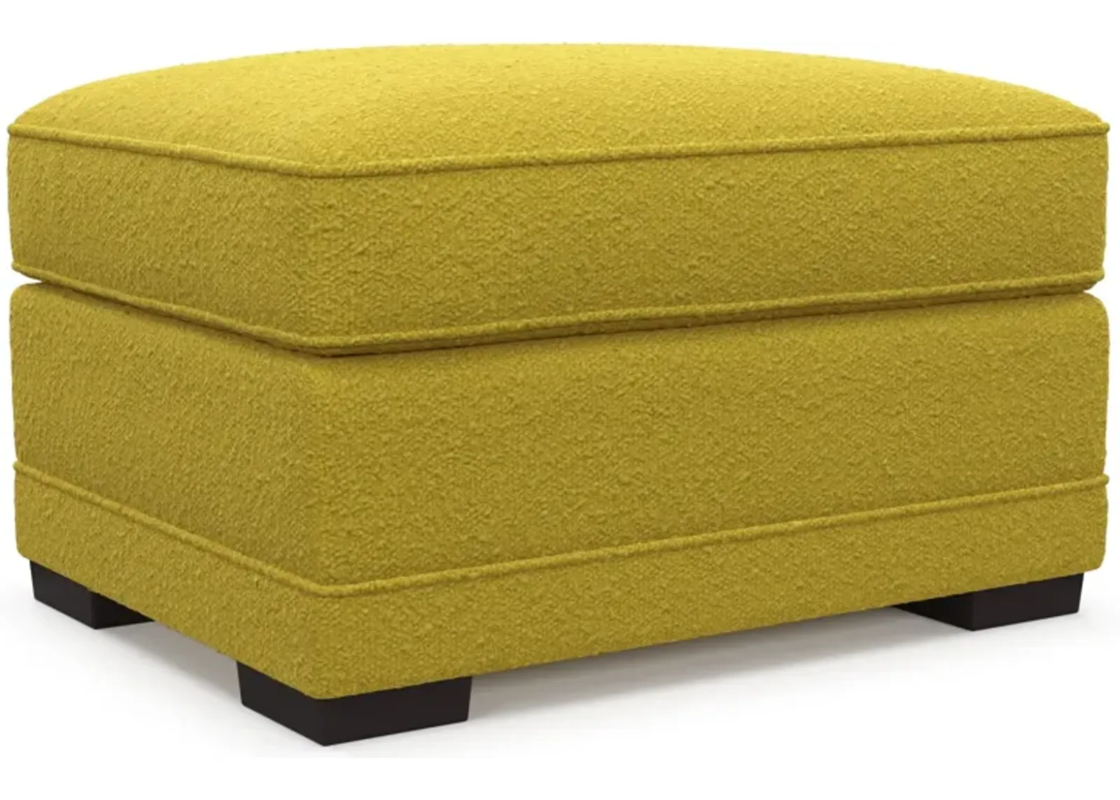 Pembroke Foam Comfort Ottoman - Bloke Goldenrod