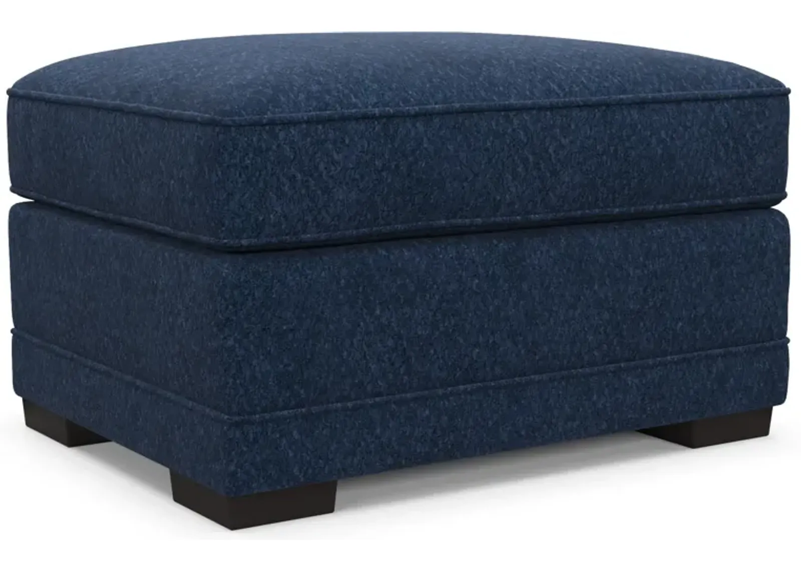 Pembroke Foam Comfort Ottoman - Oslo Navy