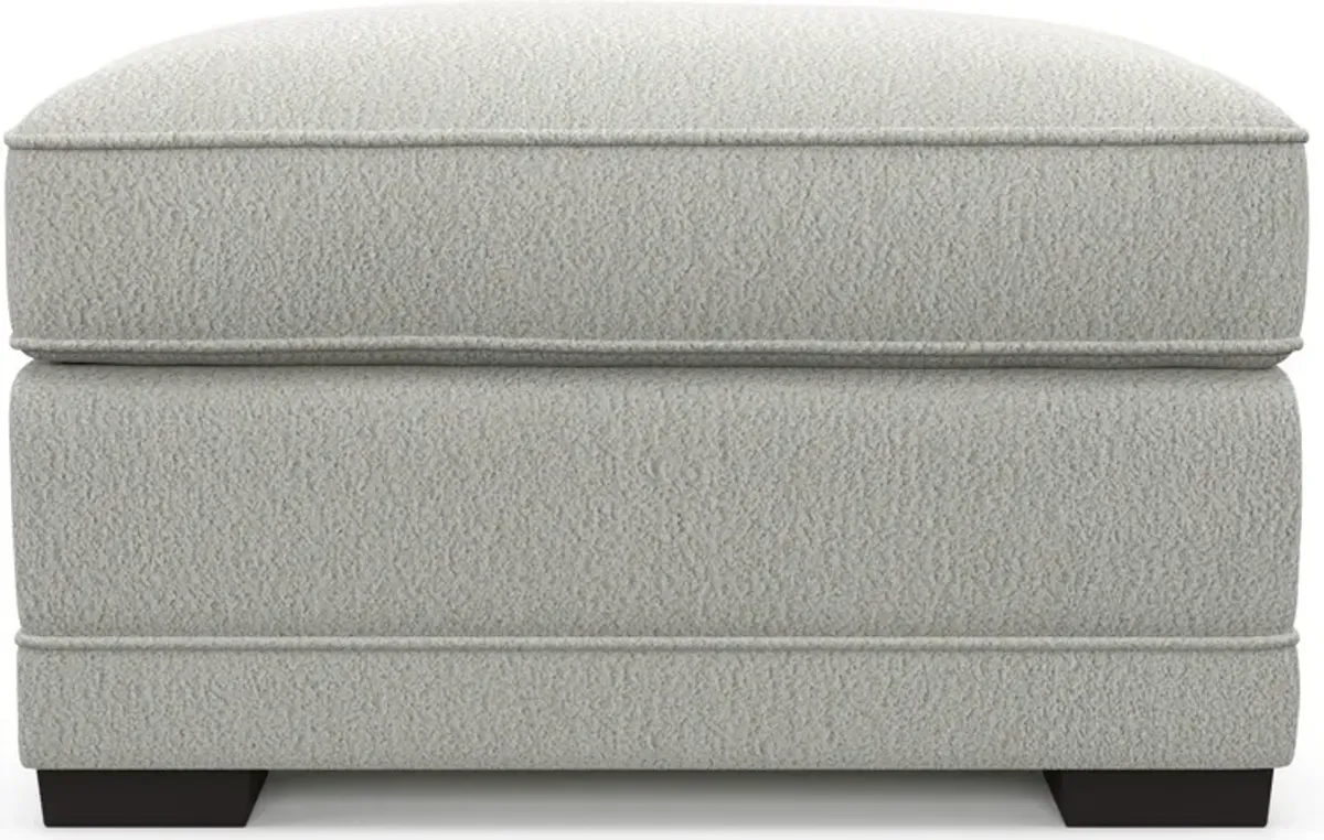 Pembroke Foam Comfort Ottoman - Oslo Snow