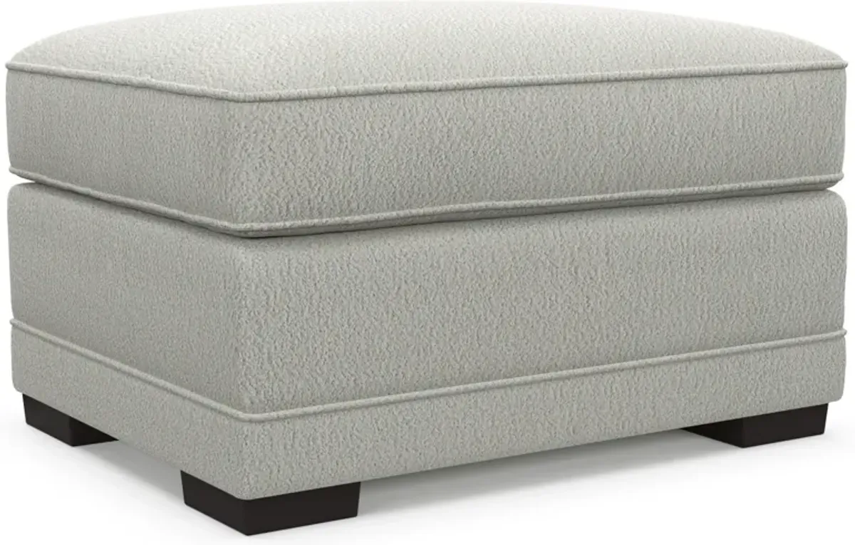 Pembroke Foam Comfort Ottoman - Oslo Snow