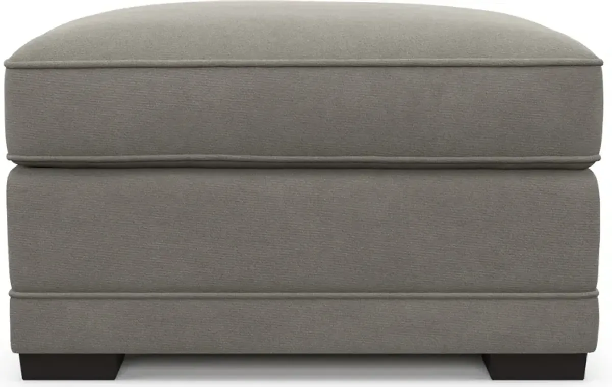 Pembroke Foam Comfort Ottoman - Abington Fog