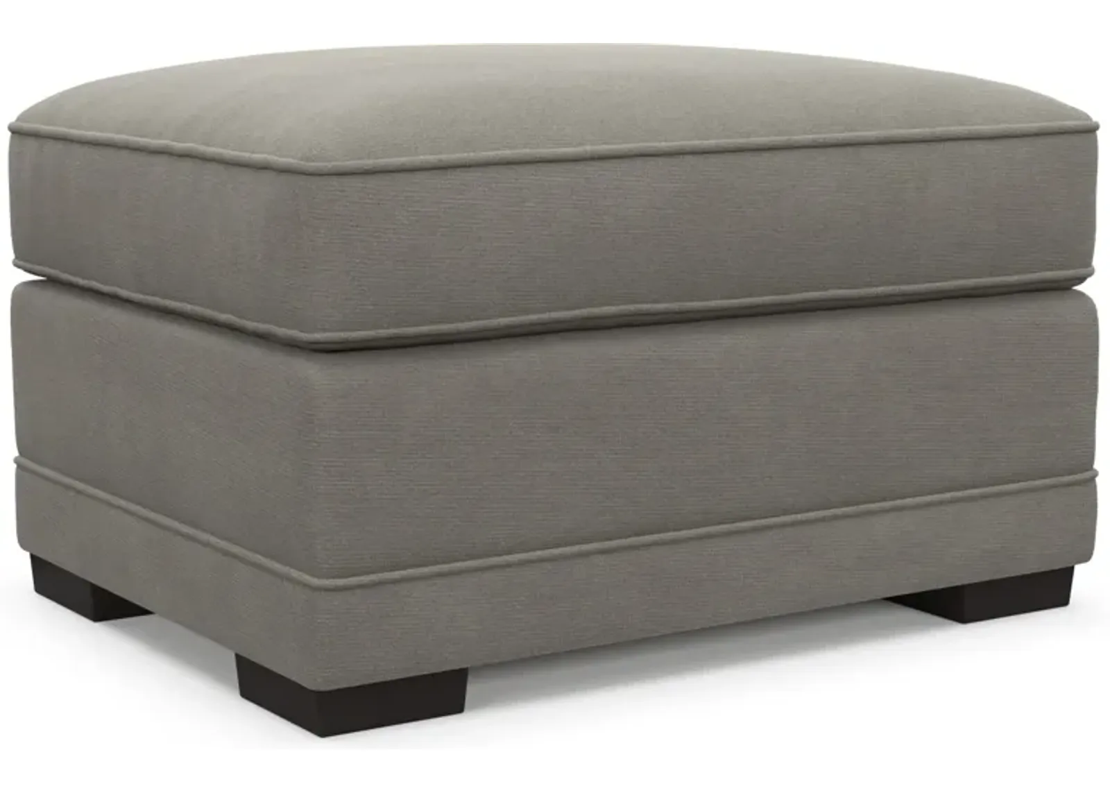 Pembroke Foam Comfort Ottoman - Abington Fog