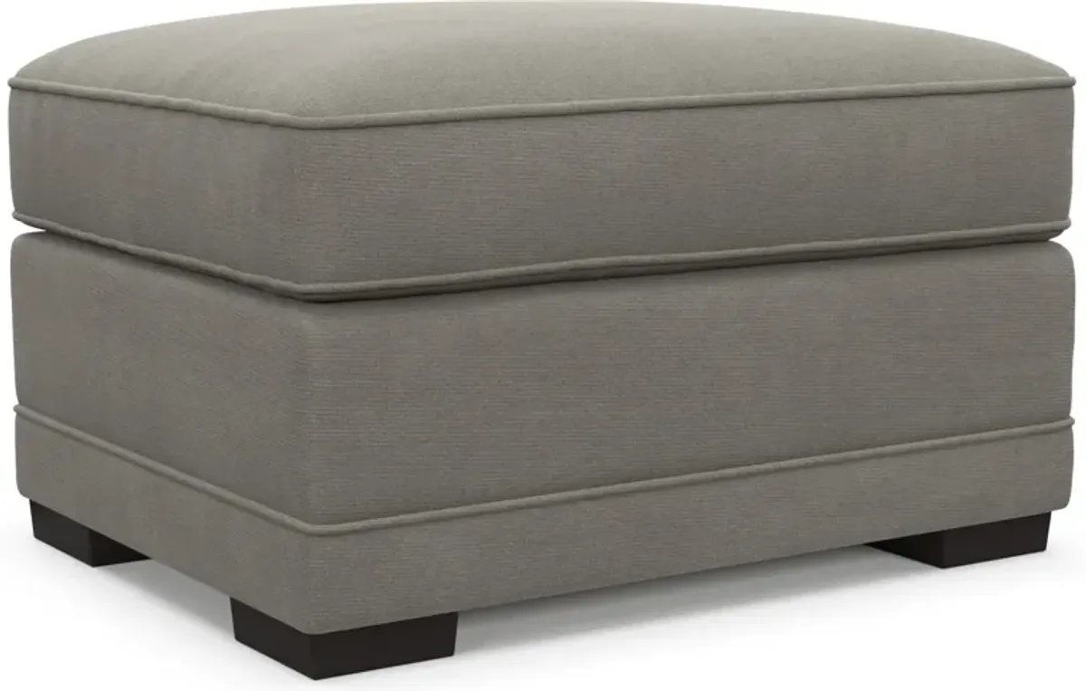 Pembroke Foam Comfort Ottoman - Abington Fog