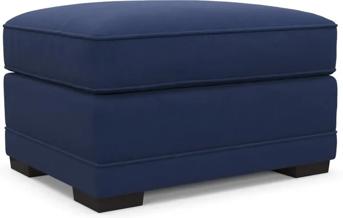 Pembroke Foam Comfort Ottoman - Abington Indigo