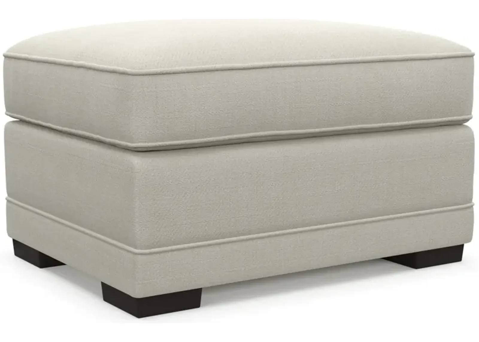 Pembroke Foam Comfort Ottoman - Anders Ivory