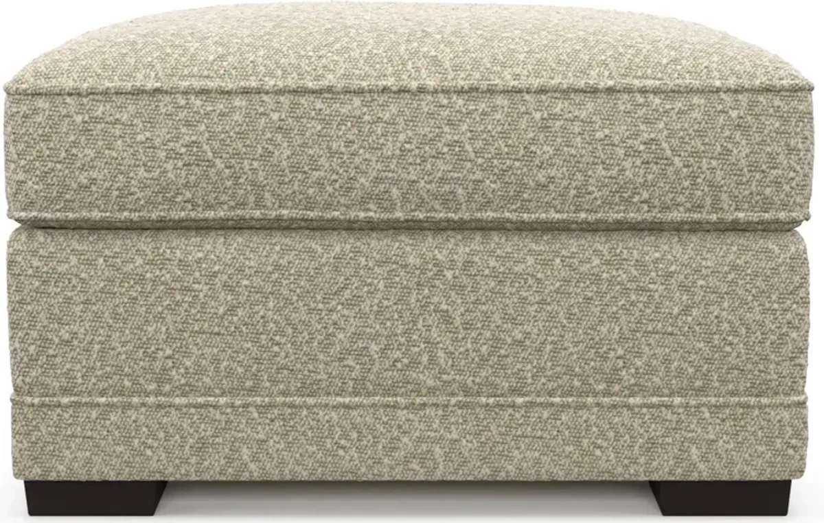 Pembroke Foam Comfort Ottoman - Bloke Cotton