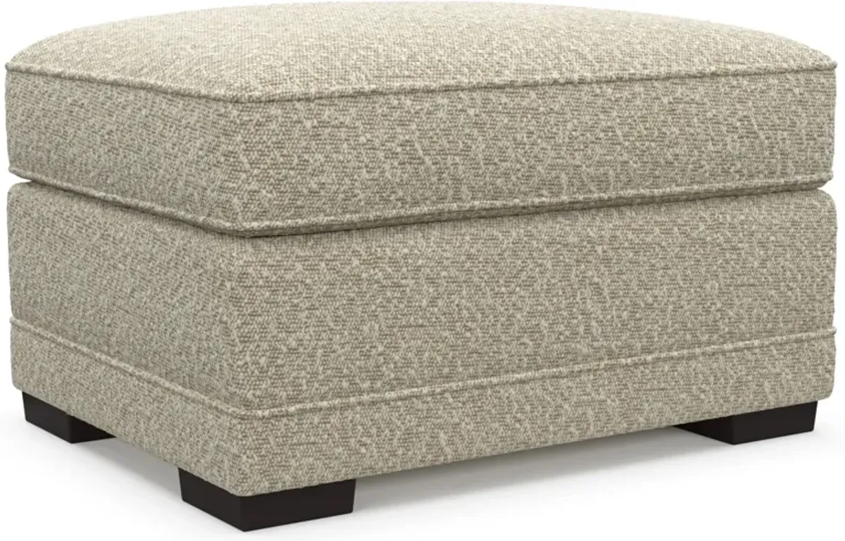 Pembroke Foam Comfort Ottoman - Bloke Cotton