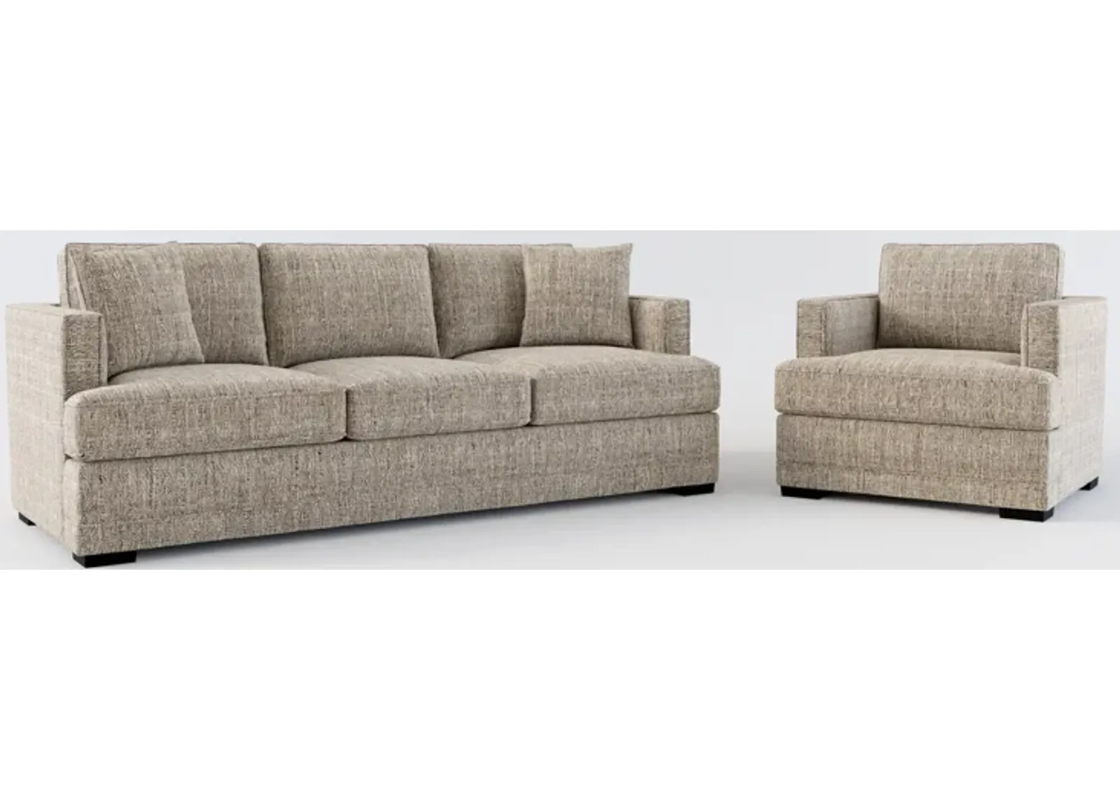 Pembroke Foam Comfort Sofa and Chair Set - Mason Flint