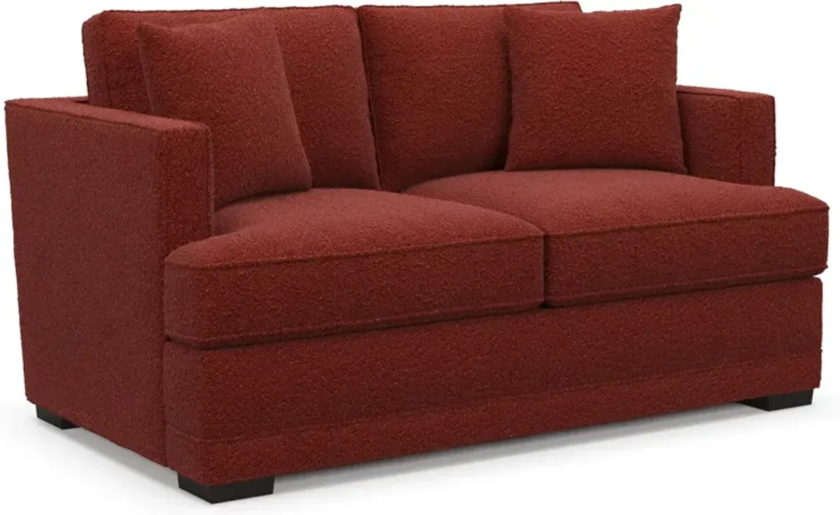 Pembroke Hybrid Comfort Loveseat - Bloke Brick