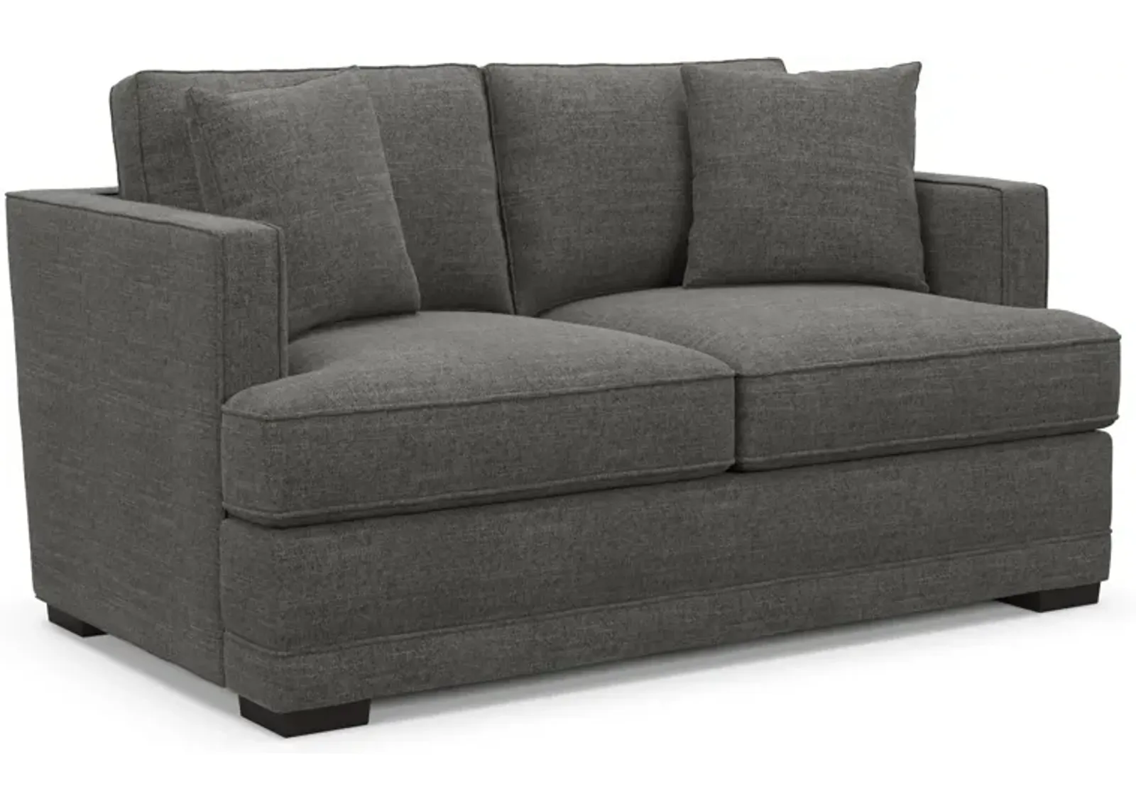 Pembroke Hybrid Comfort Loveseat - Curious Charcoal