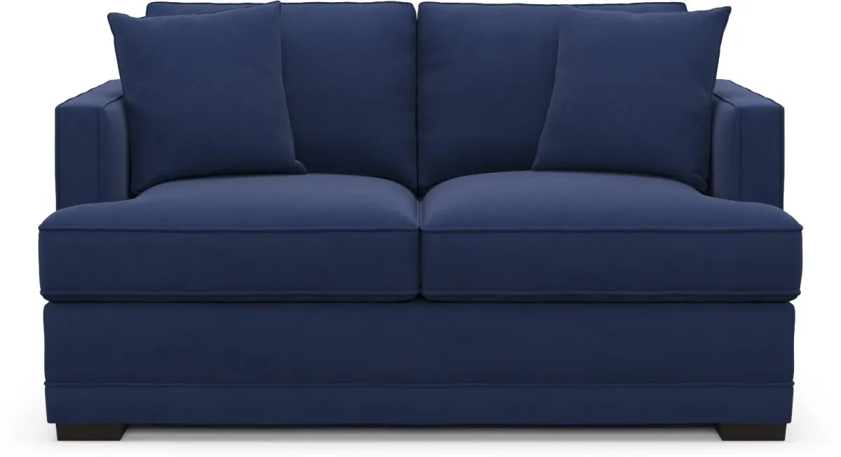 Pembroke Hybrid Comfort Loveseat - Abington Indigo