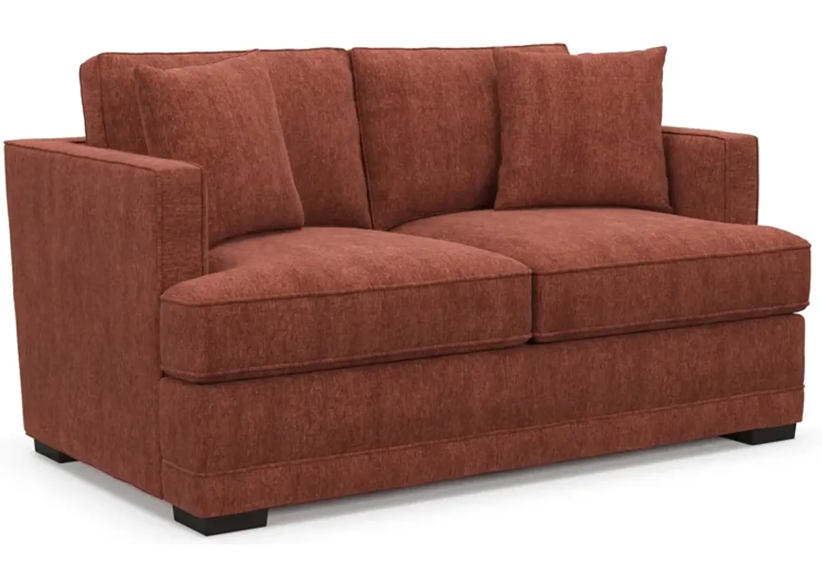 Pembroke Hybrid Comfort Loveseat - Contessa Paprika