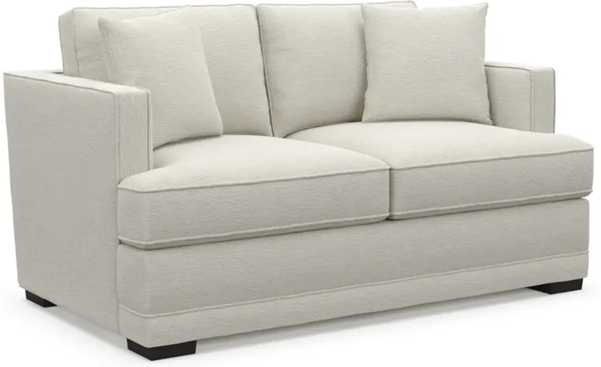 Pembroke Hybrid Comfort Loveseat - Living Large White