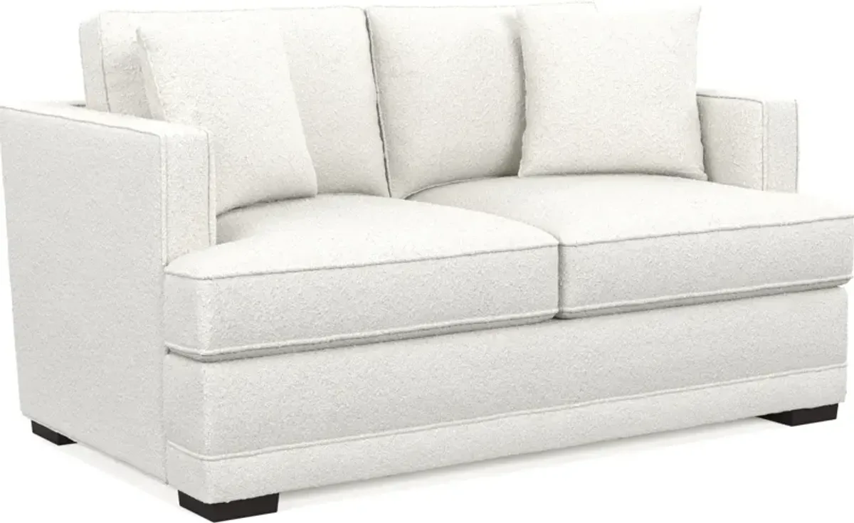 Pembroke Hybrid Comfort Loveseat - Bloke Snow