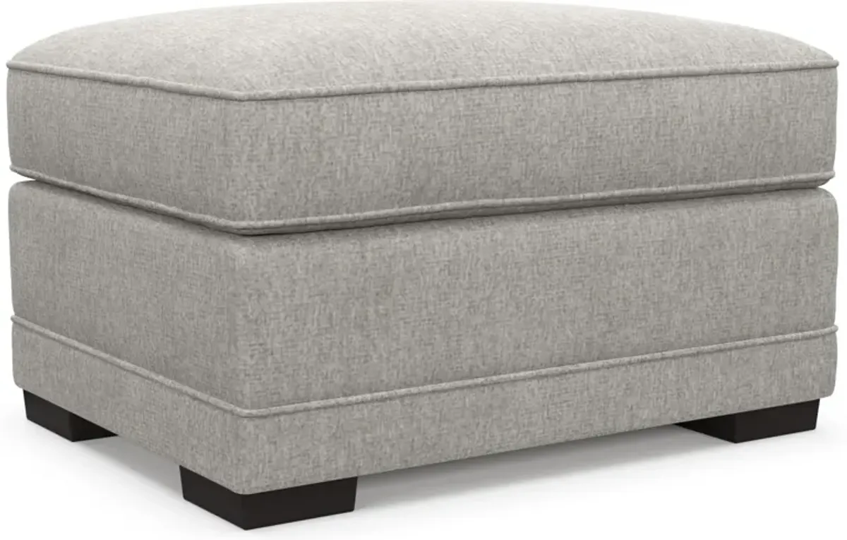 Pembroke Hybrid Comfort Ottoman - Burmese Granite