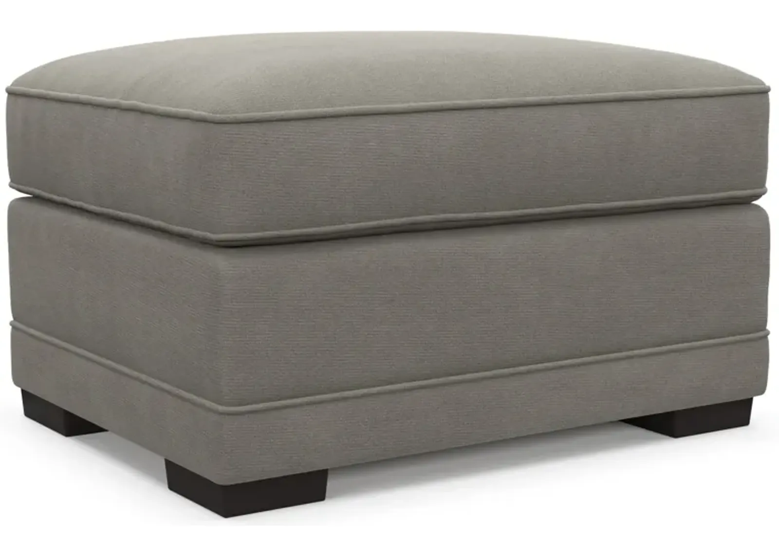 Pembroke Hybrid Comfort Ottoman - Abington Fog