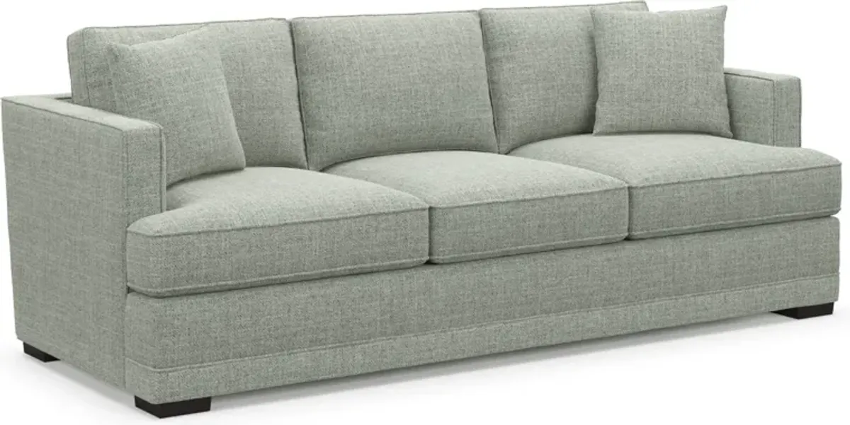 Pembroke Foam Comfort Sofa - Broderick Sea Glass