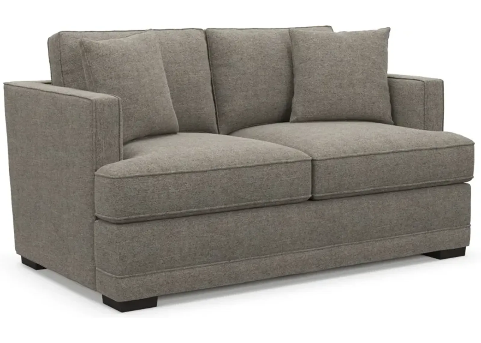 Pembroke Foam Comfort Loveseat - Bridger Metal