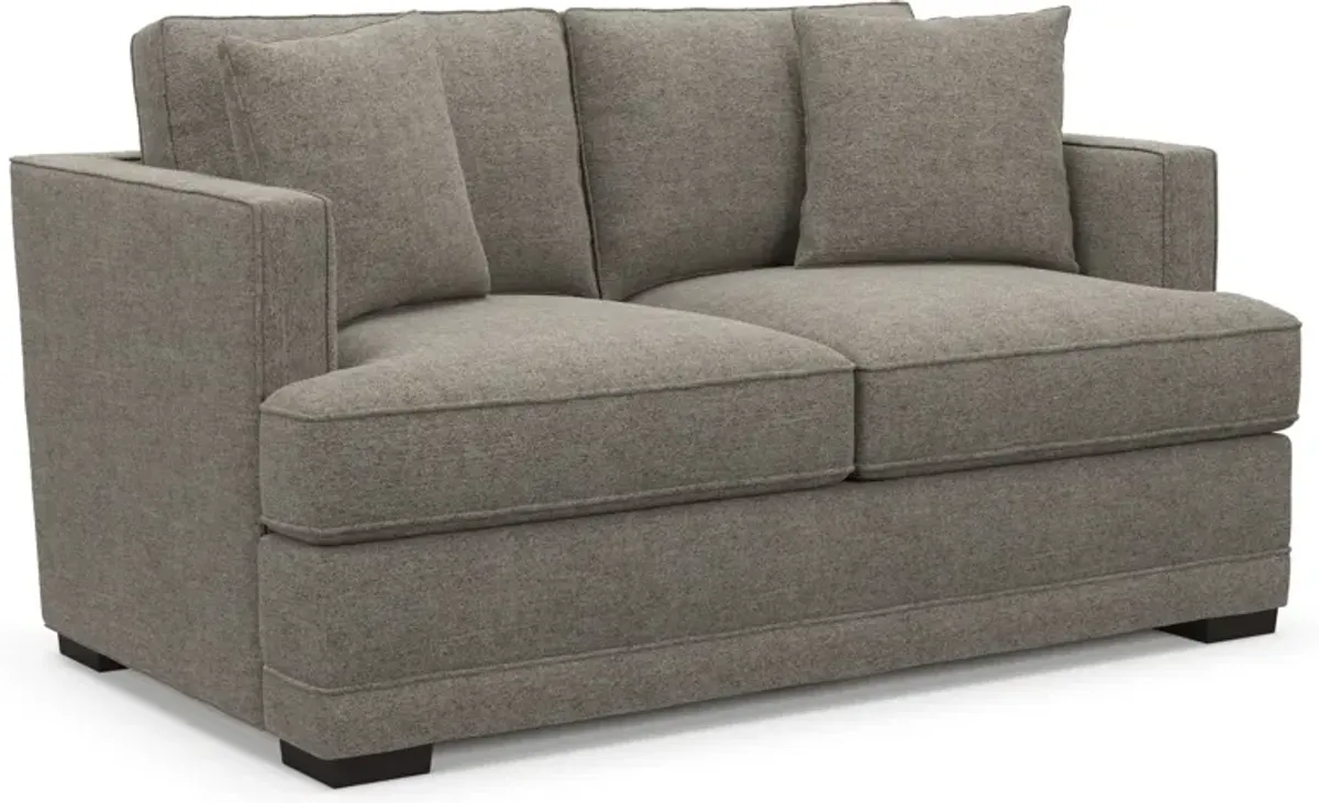 Pembroke Foam Comfort Loveseat - Bridger Metal