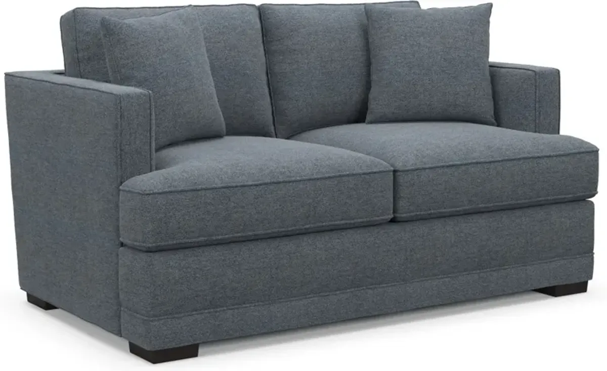 Pembroke Foam Comfort Loveseat - Bridger Navy