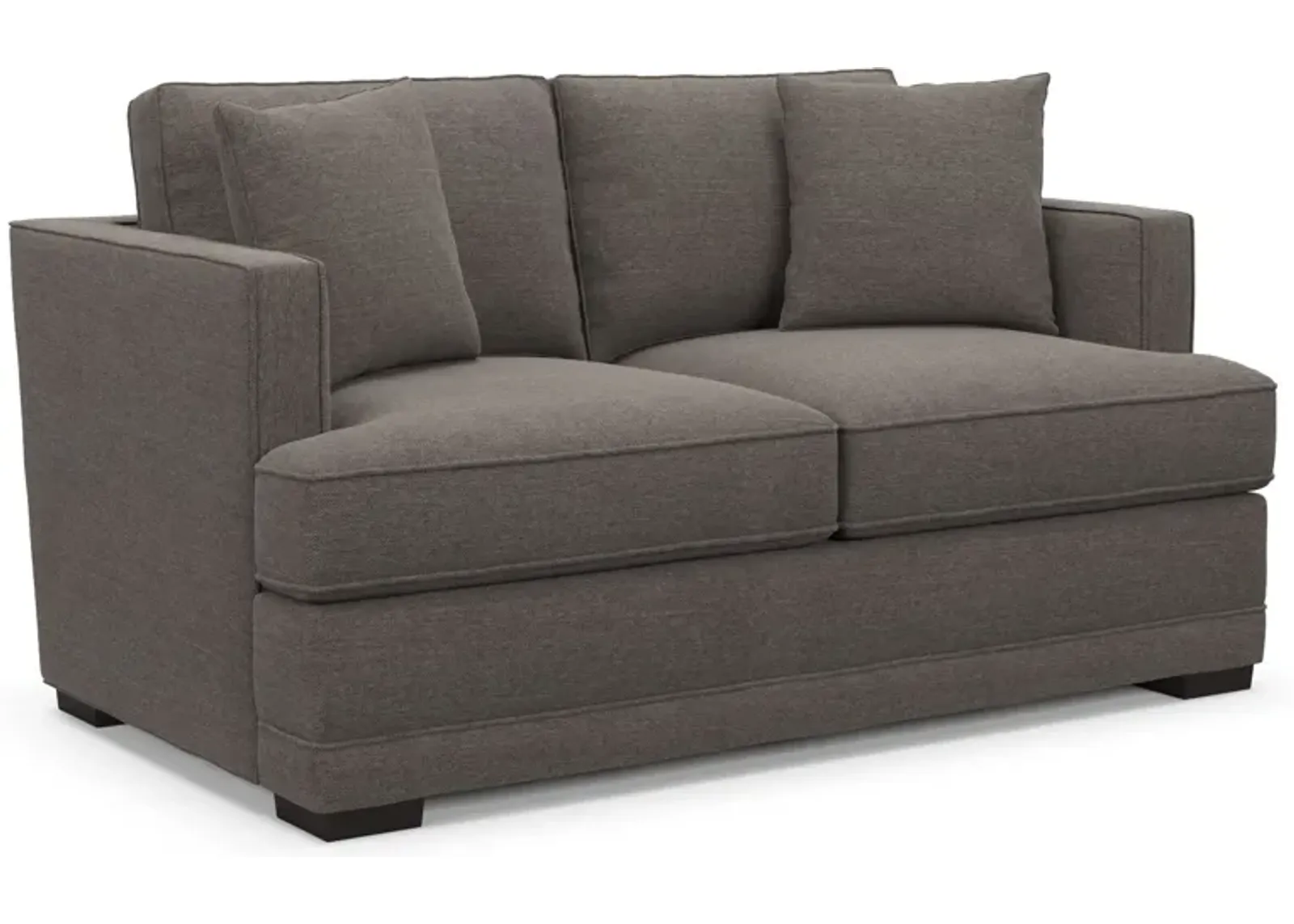 Pembroke Foam Comfort Loveseat - Presidio Steel