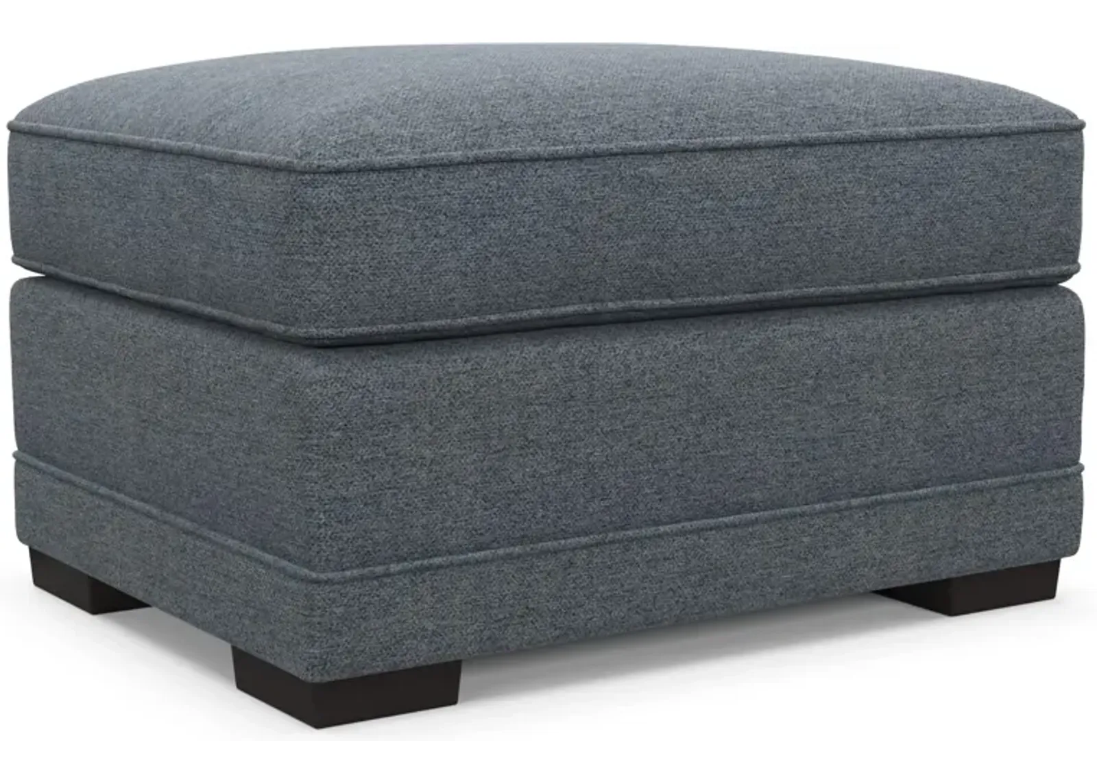 Pembroke Foam Comfort Ottoman - Bridger Navy