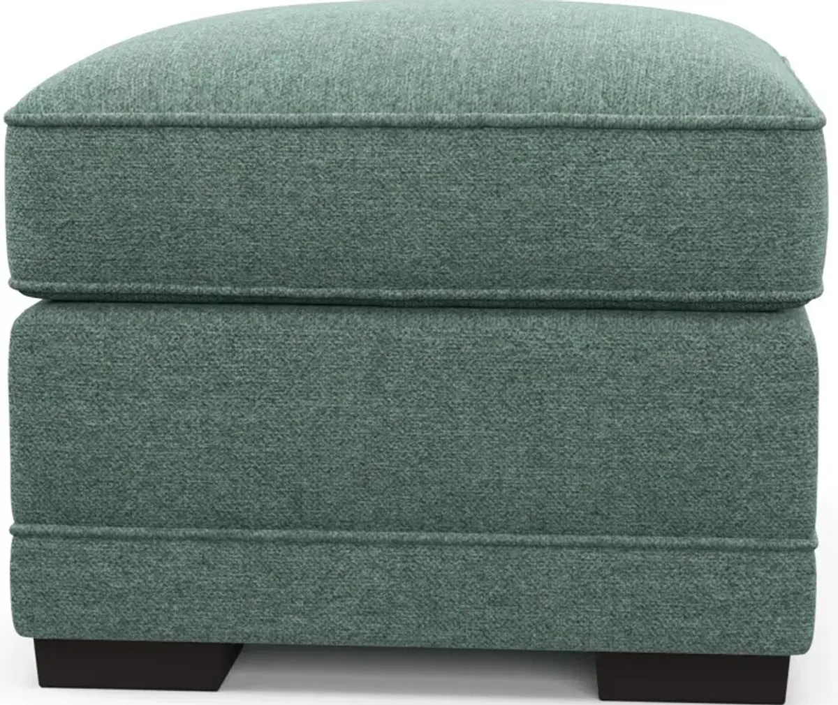 Pembroke Foam Comfort Ottoman - Bridger Jade