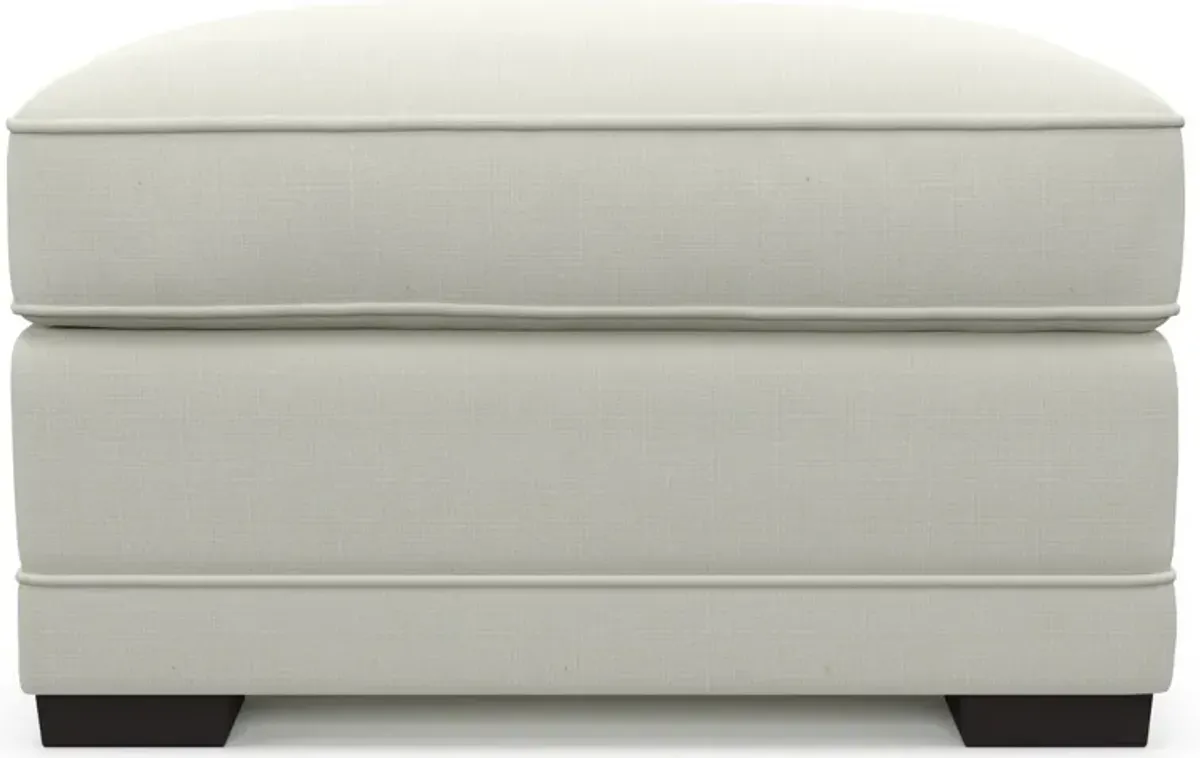 Pembroke Foam Comfort Ottoman - Liv Arctic