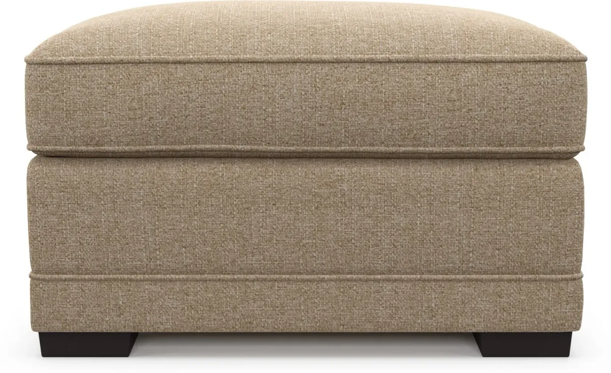 Pembroke Foam Comfort Ottoman - Liv Wicker