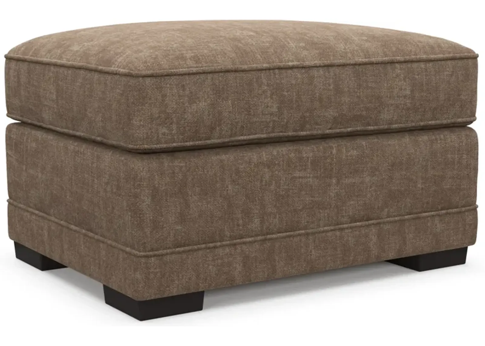 Pembroke Foam Comfort Ottoman - Argo Java