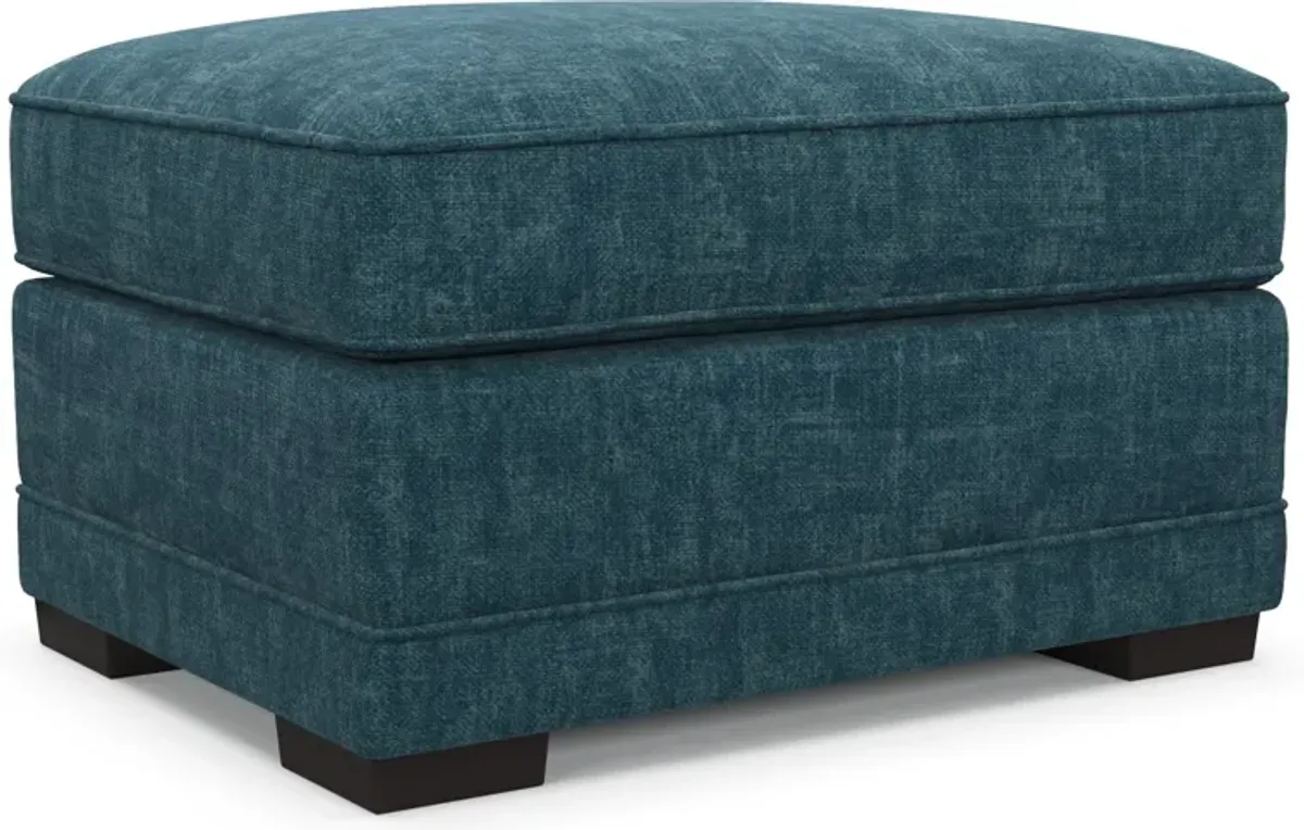 Pembroke Foam Comfort Ottoman - Argo Tropic