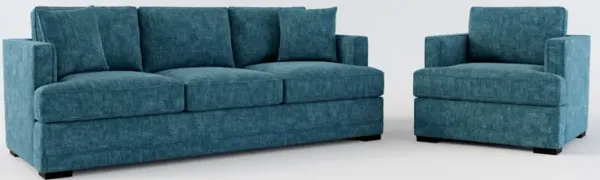 Pembroke Foam Comfort Sofa and Chair Set - Argo Tropic