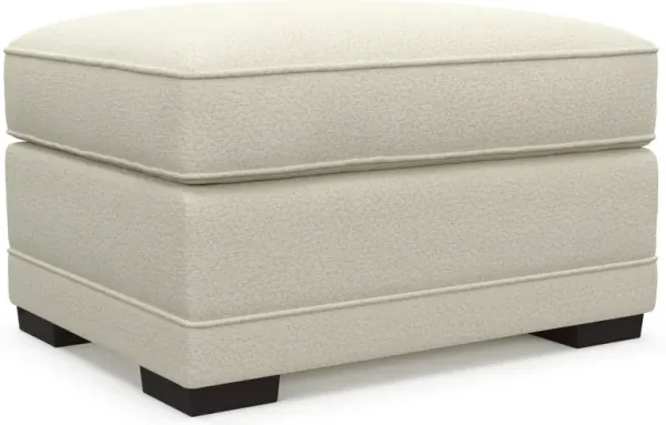 Pembroke Hybrid Comfort Ottoman - Fincher Ivory