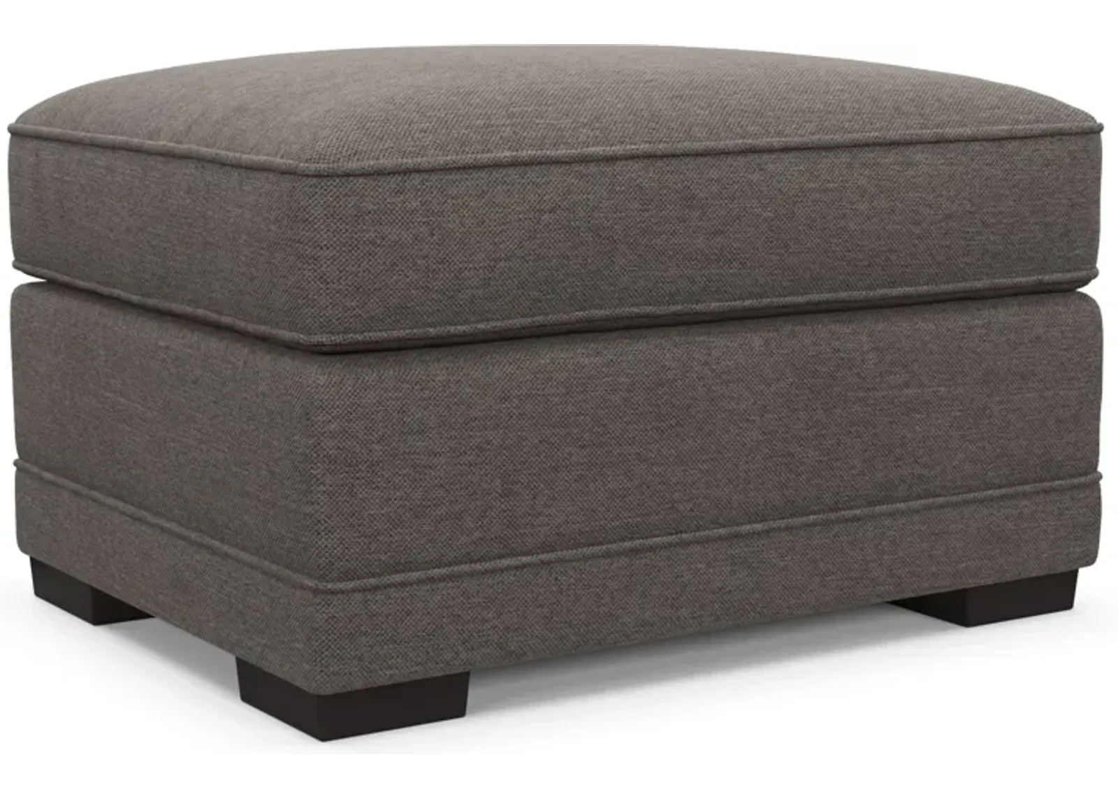 Pembroke Hybrid Comfort Ottoman - Presidio Steel