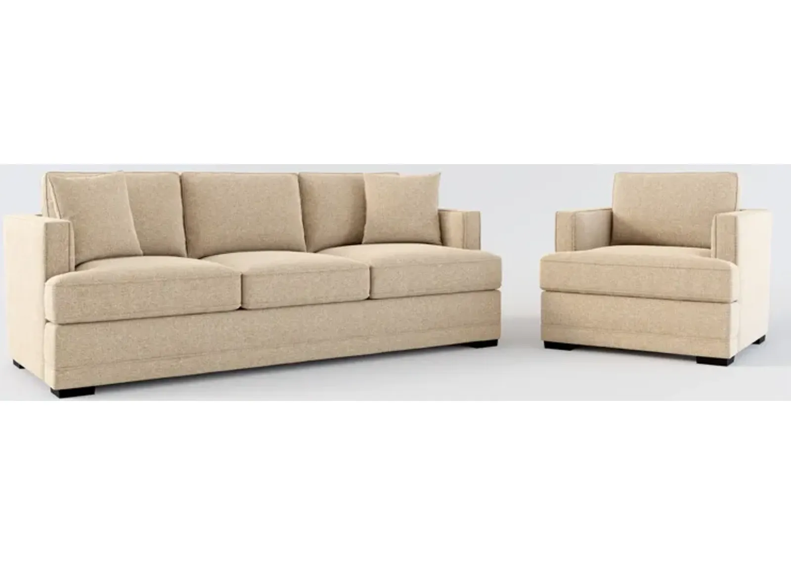 Pembroke Hybrid Comfort Sofa and Chair Set - Liv Wicker