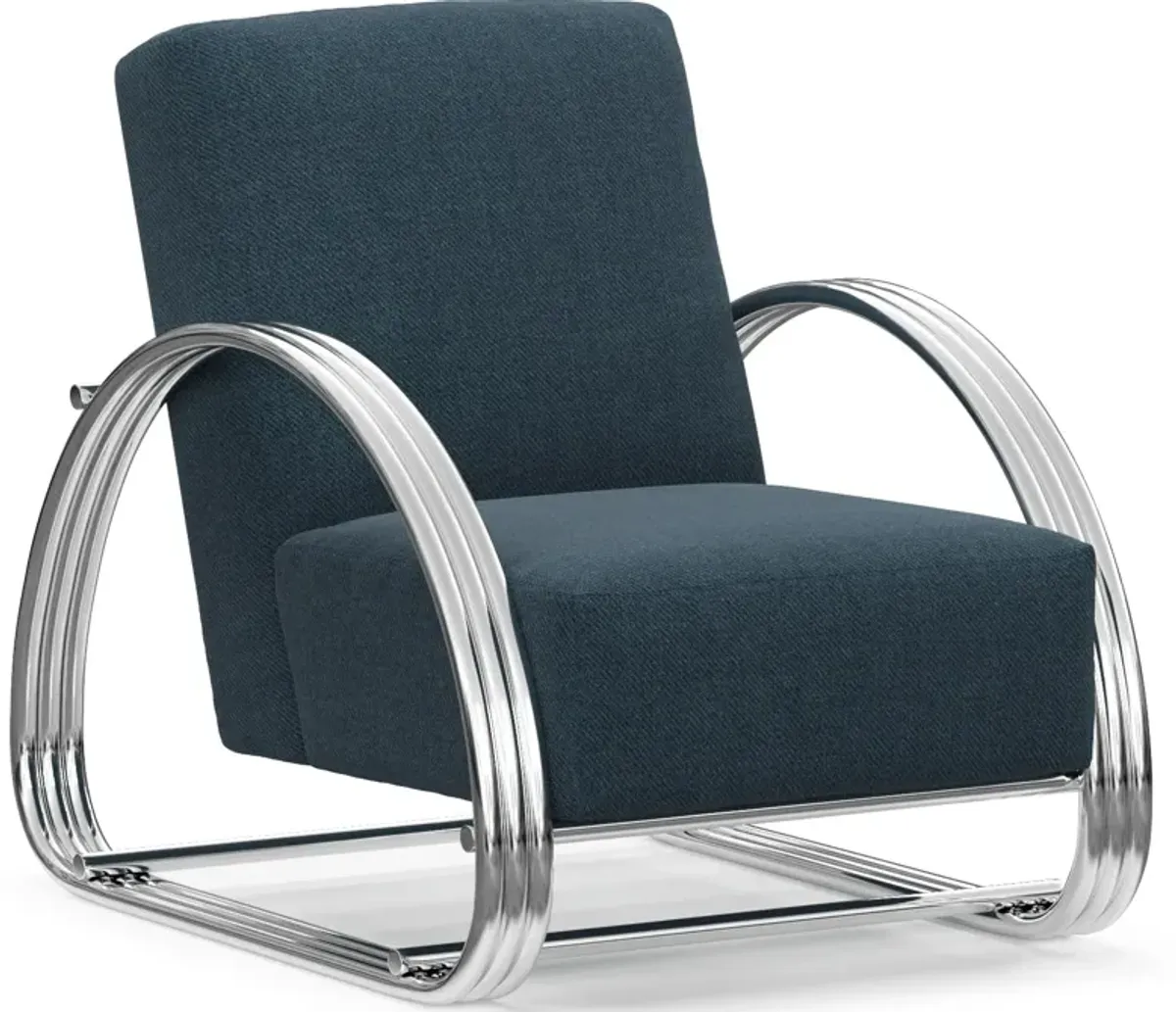 Beal Accent Chair - Broderick Indigo