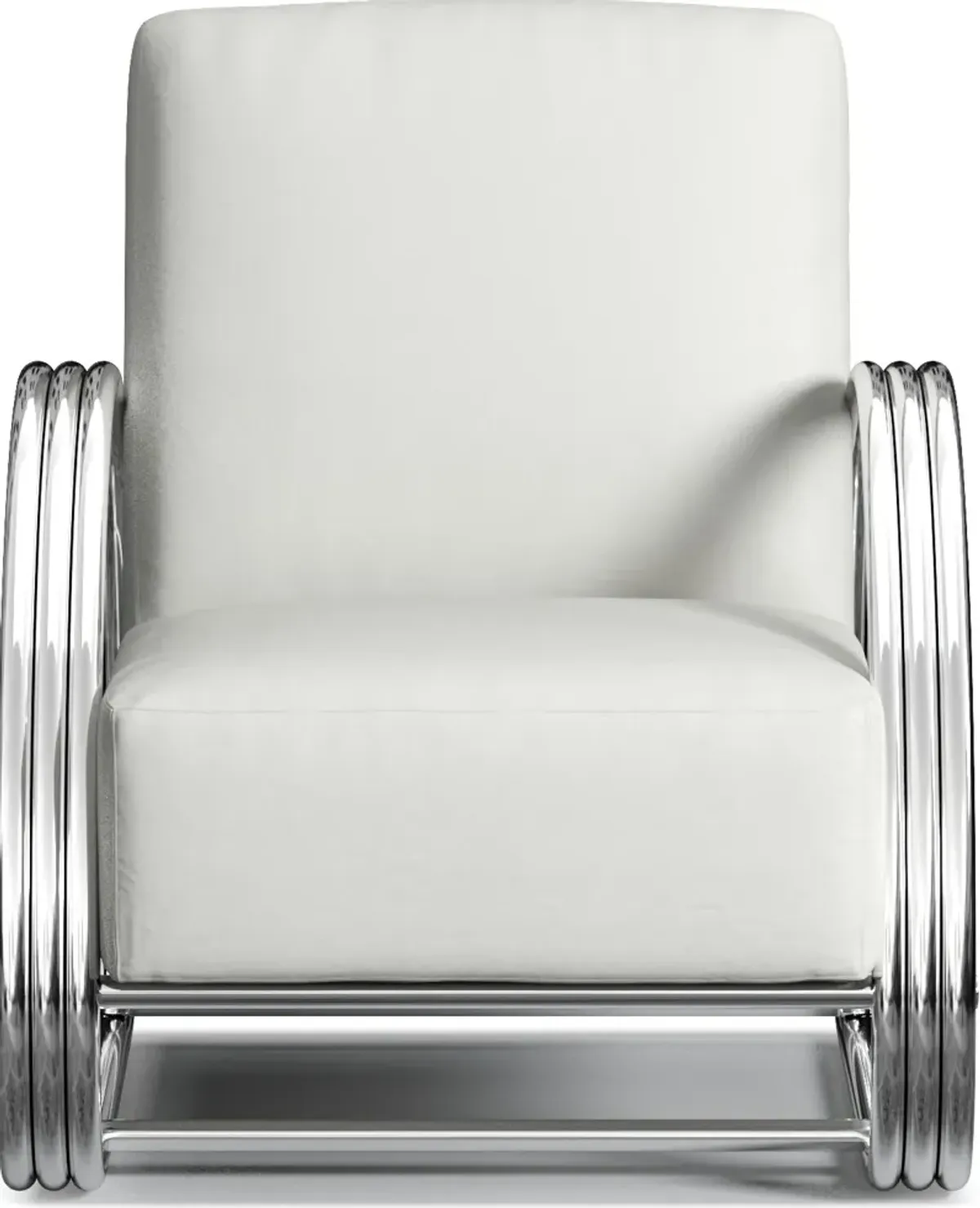 Beal Leather Accent Chair - Siena Snow