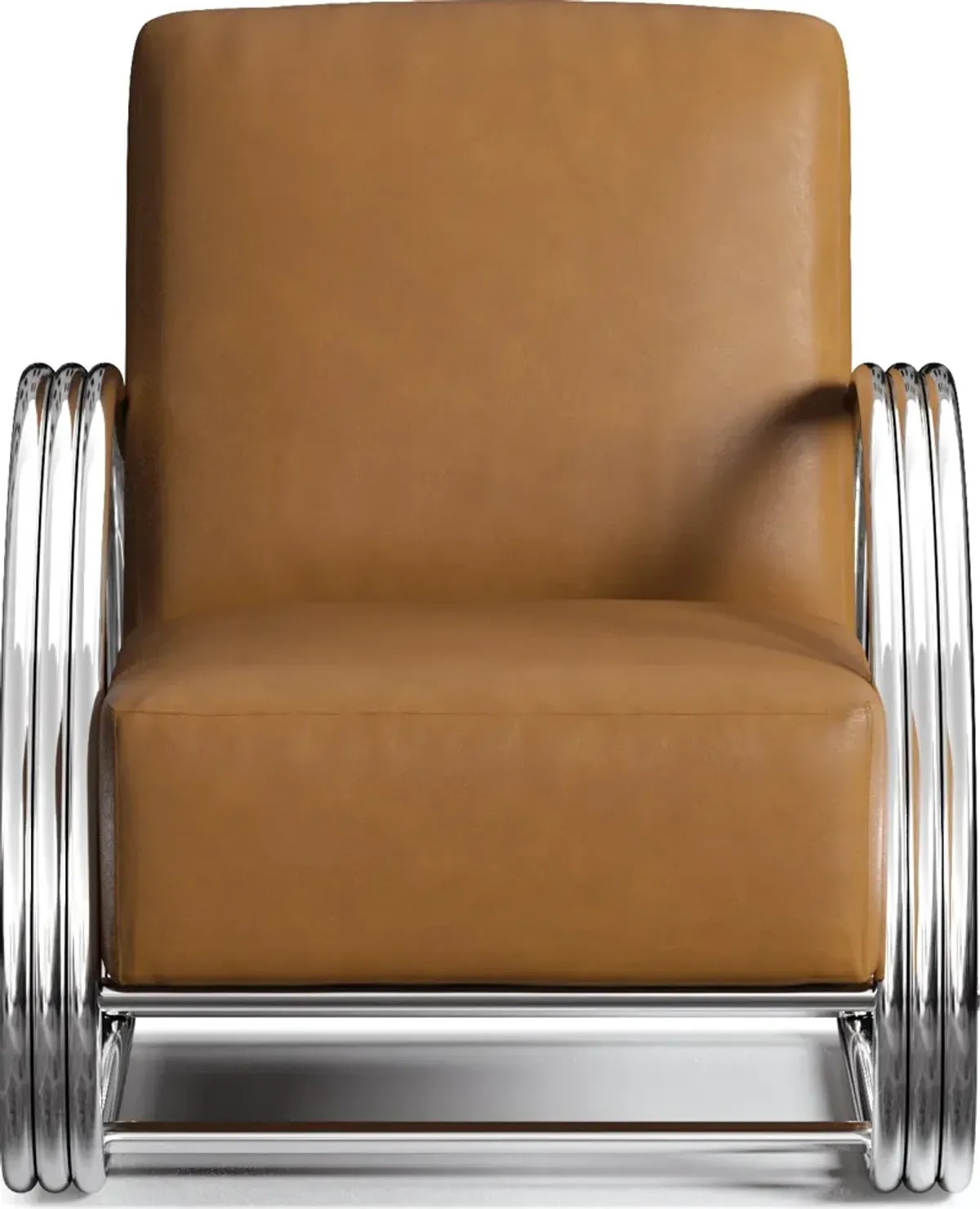 Beal Leather Accent Chair - Bruno Tan